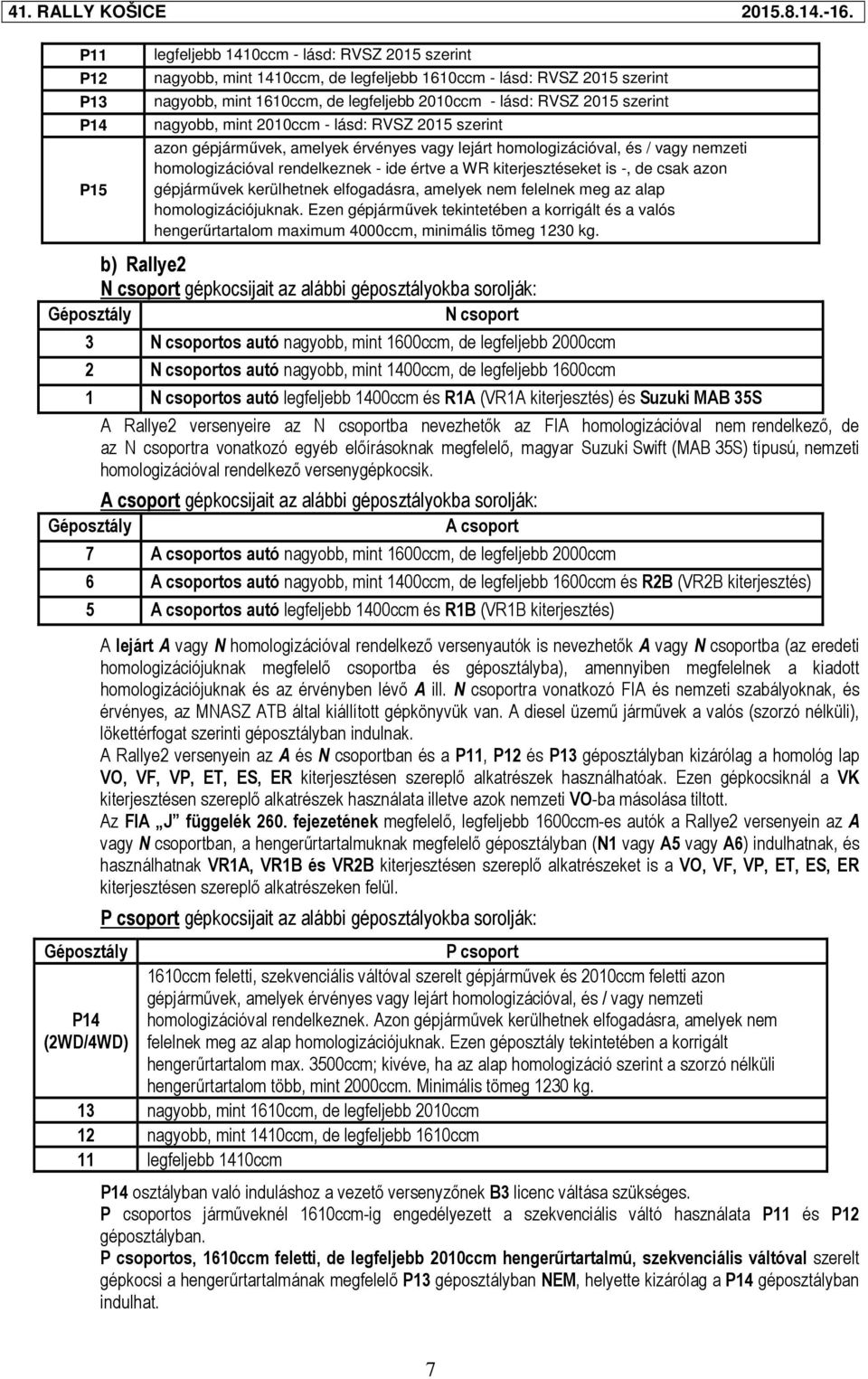 kiterjesztéseket is -, de csak azon gépjárművek kerülhetnek elfogadásra, amelyek nem felelnek meg az alap homologizációjuknak.