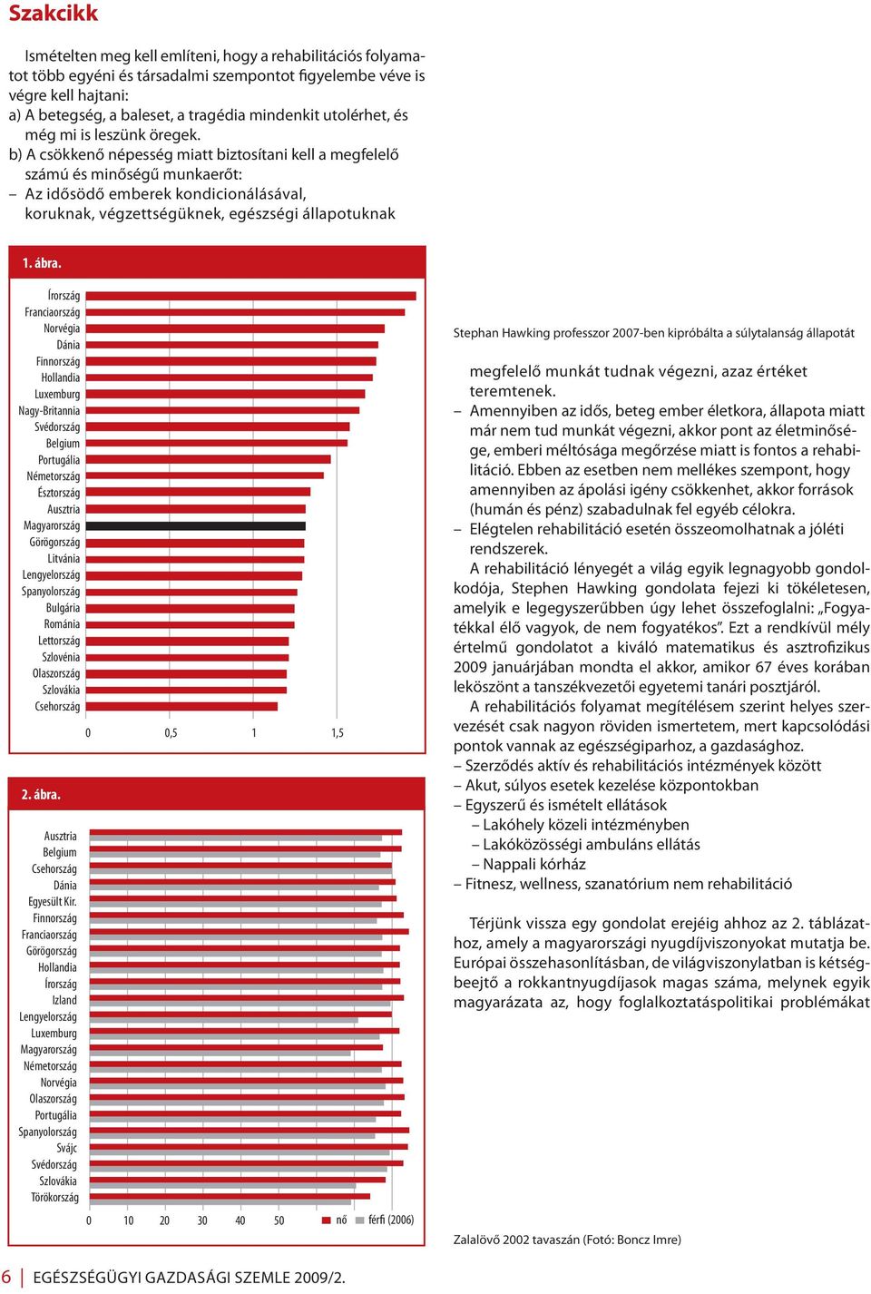 b) A csökkenő népesség miatt biztosítani kell a megfelelő számú és minőségű munkaerőt: Az idősödő emberek kondicionálásával, koruknak, végzettségüknek, egészségi állapotuknak 1. ábra.