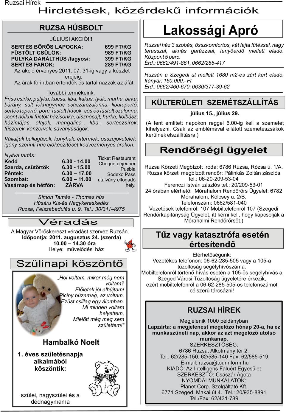 Az árak forintban értendők és tartalmazzák az áfát.