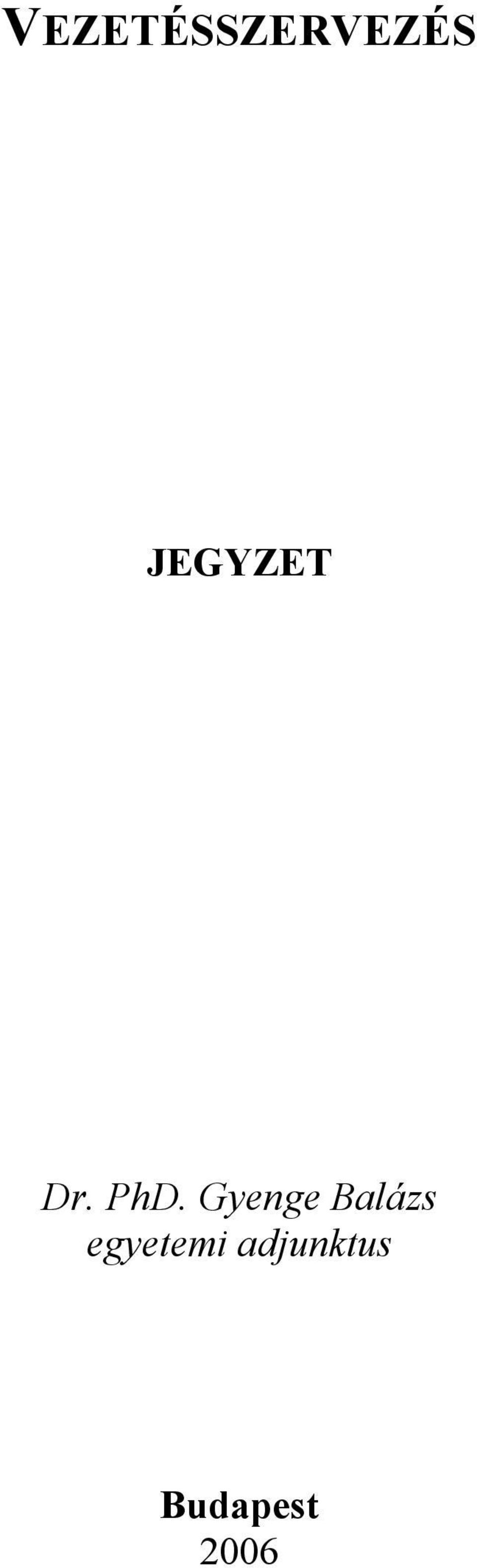 Gyenge Balázs
