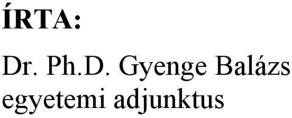 Gyenge