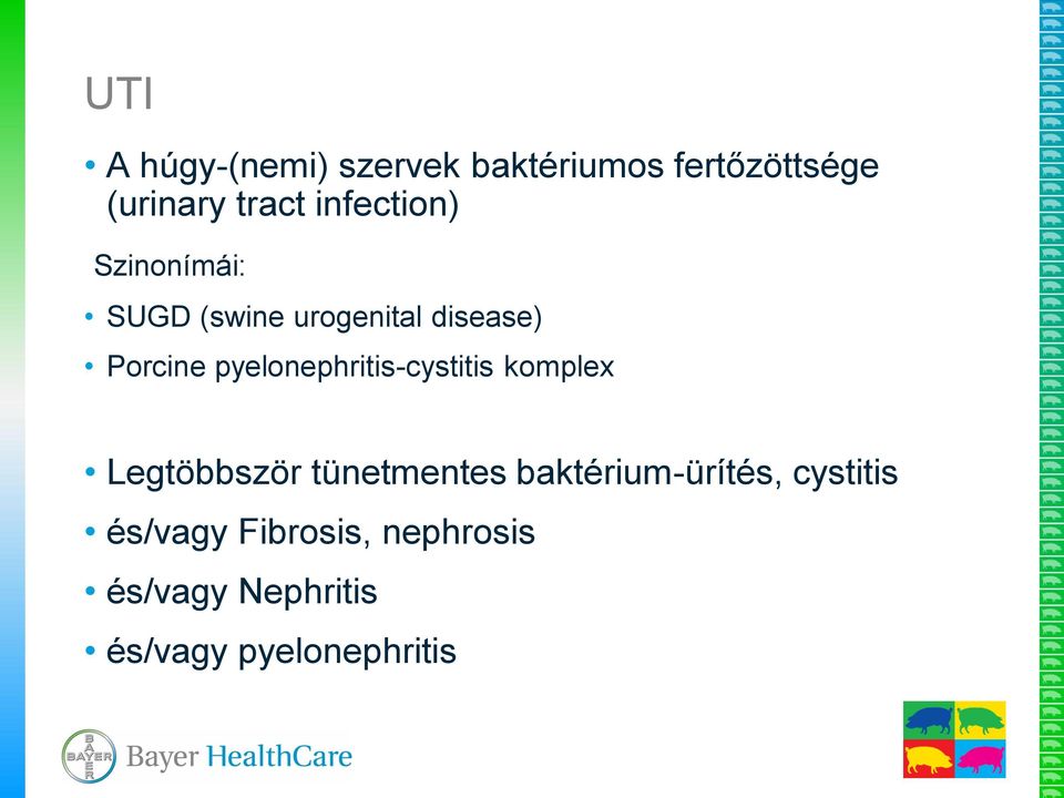 pyelonephritis-cystitis komplex Legtöbbször tünetmentes