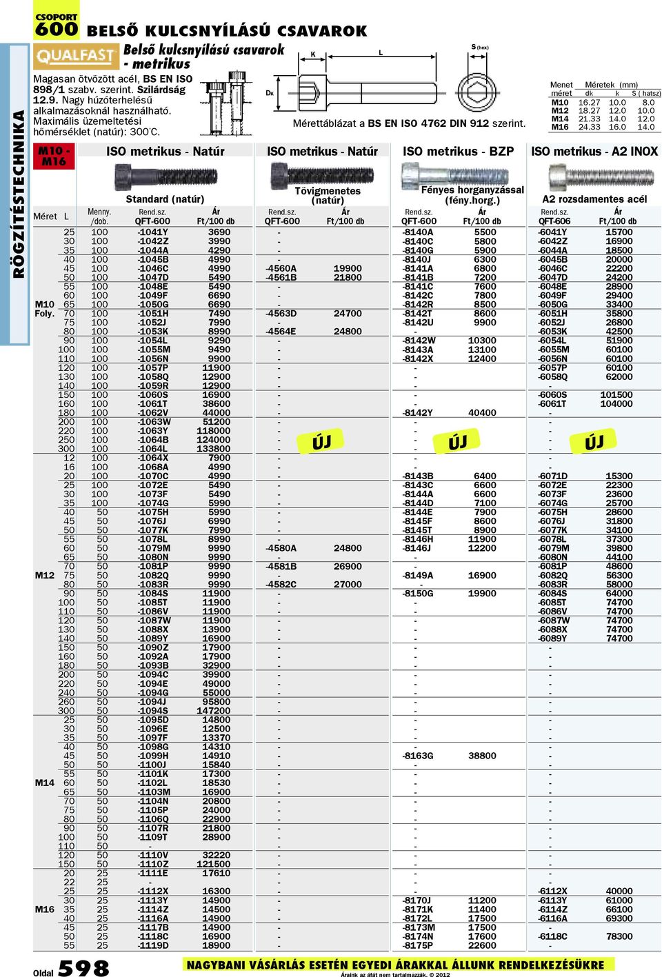 QFT600 25 100 1041Y 3690 30 100 1042Z 3990 35 100 1044A 4290 40 100 1045B 4990 45 100 1046C 4990 50 100 1047D 5490 55 100 1048E 5490 60 100 1049F 6690 M10 65 100 1050G 6690 Foly.