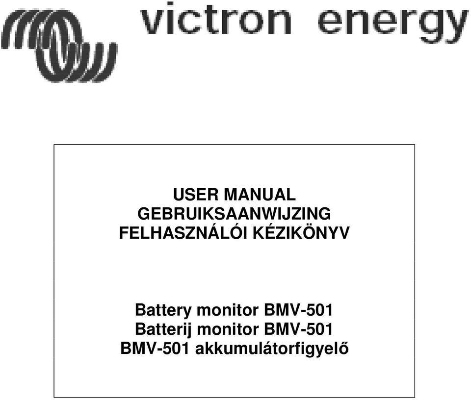 monitor BMV-501 Batterij monitor