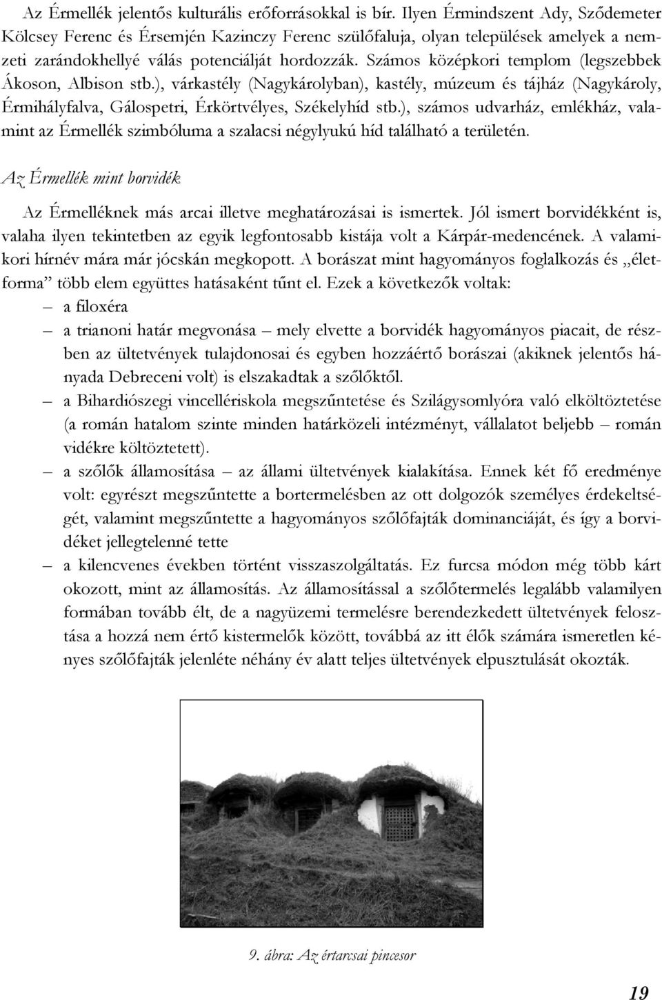 Számos középkori templom (legszebbek Ákoson, Albison stb.), várkastély (Nagykárolyban), kastély, múzeum és tájház (Nagykároly, Érmihályfalva, Gálospetri, Érkörtvélyes, Székelyhíd stb.