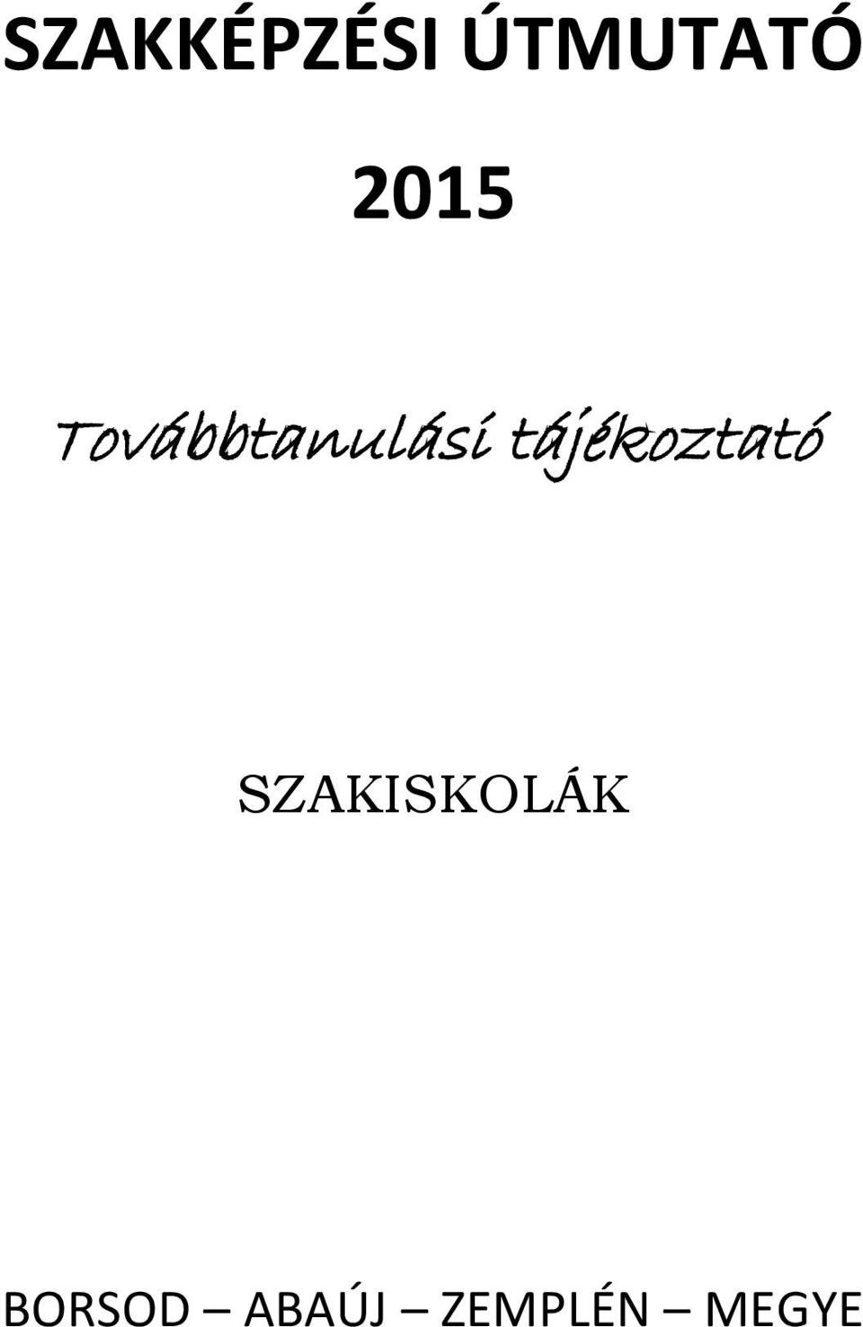 tájékoztató