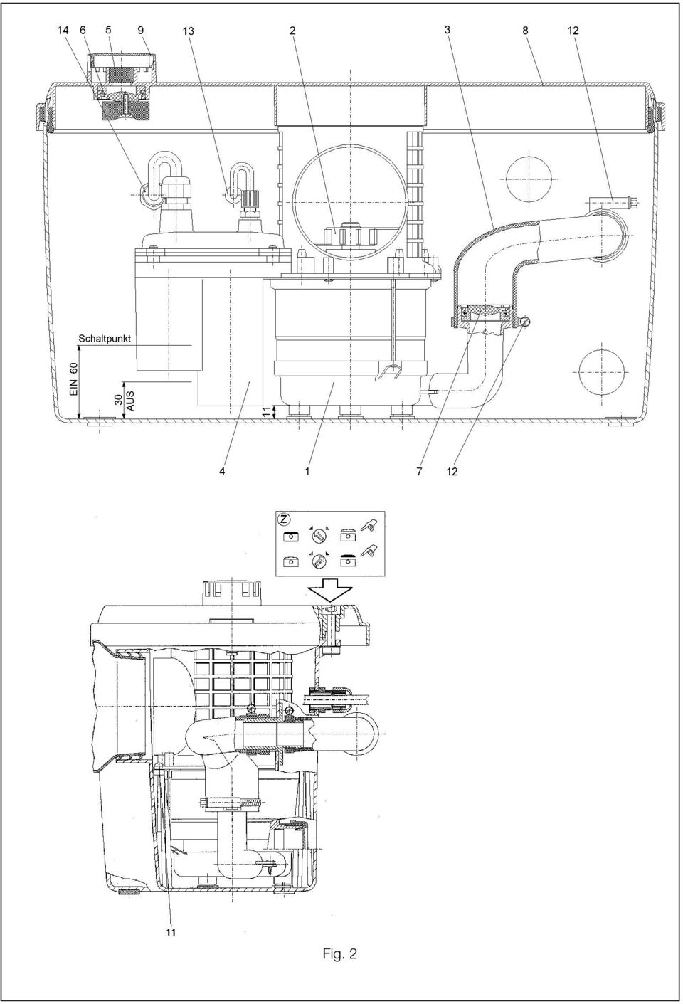 Wilo-DrainLift KH 32-0,4 Beépítési és üzemeltetési utasítás - PDF Free  Download