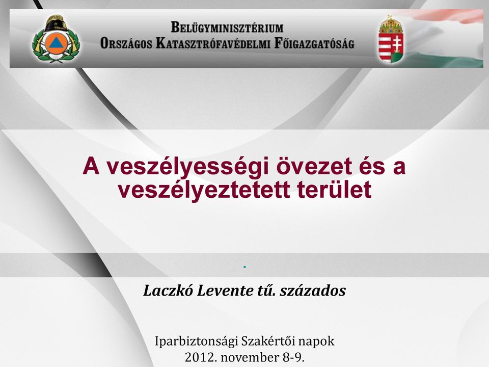 Laczkó Levente tű.