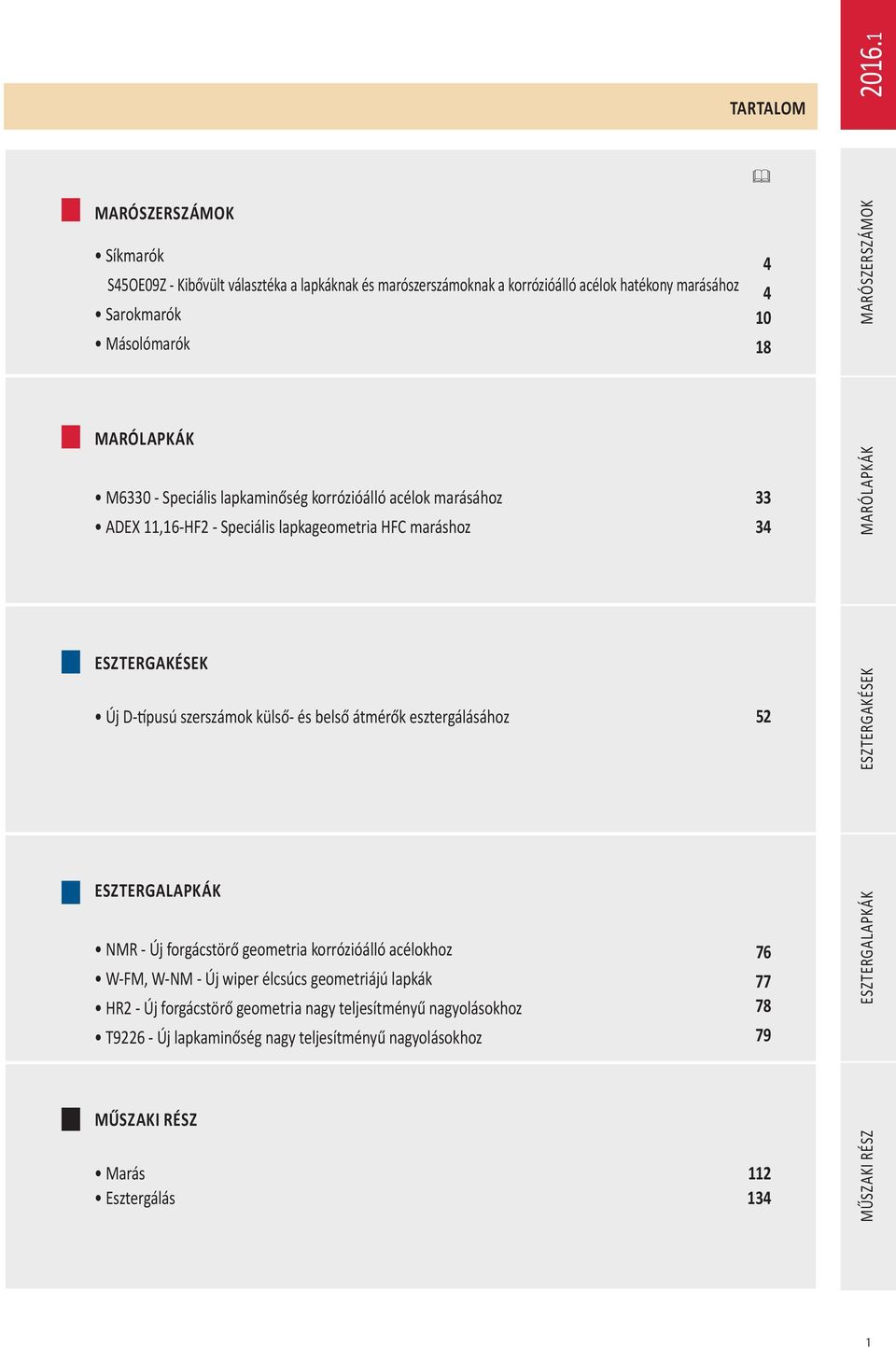 belső átmérők esztergálásához 52 NMR Új forgácstörő geometria korrózióálló acélokhoz WFM, WNM Új wiper élcsúcs geometriájú lapkák HR2 Új forgácstörő