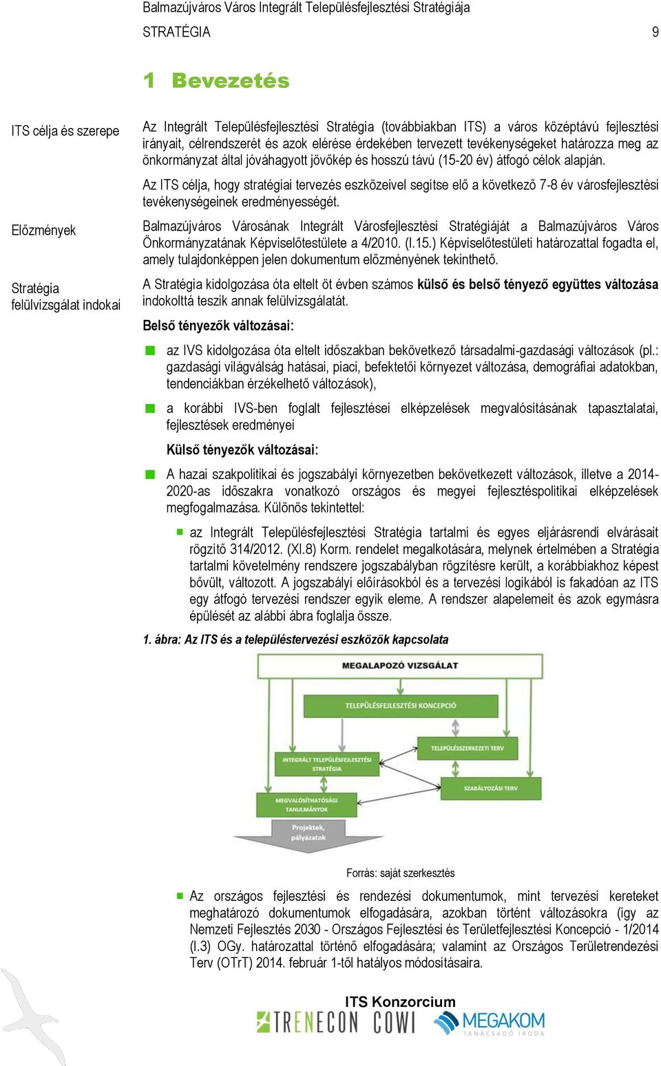 Az ITS célja, hogy stratégiai tervezés eszközeivel segítse elő a következő 7-8 év városfejlesztési tevékenységeinek eredményességét.