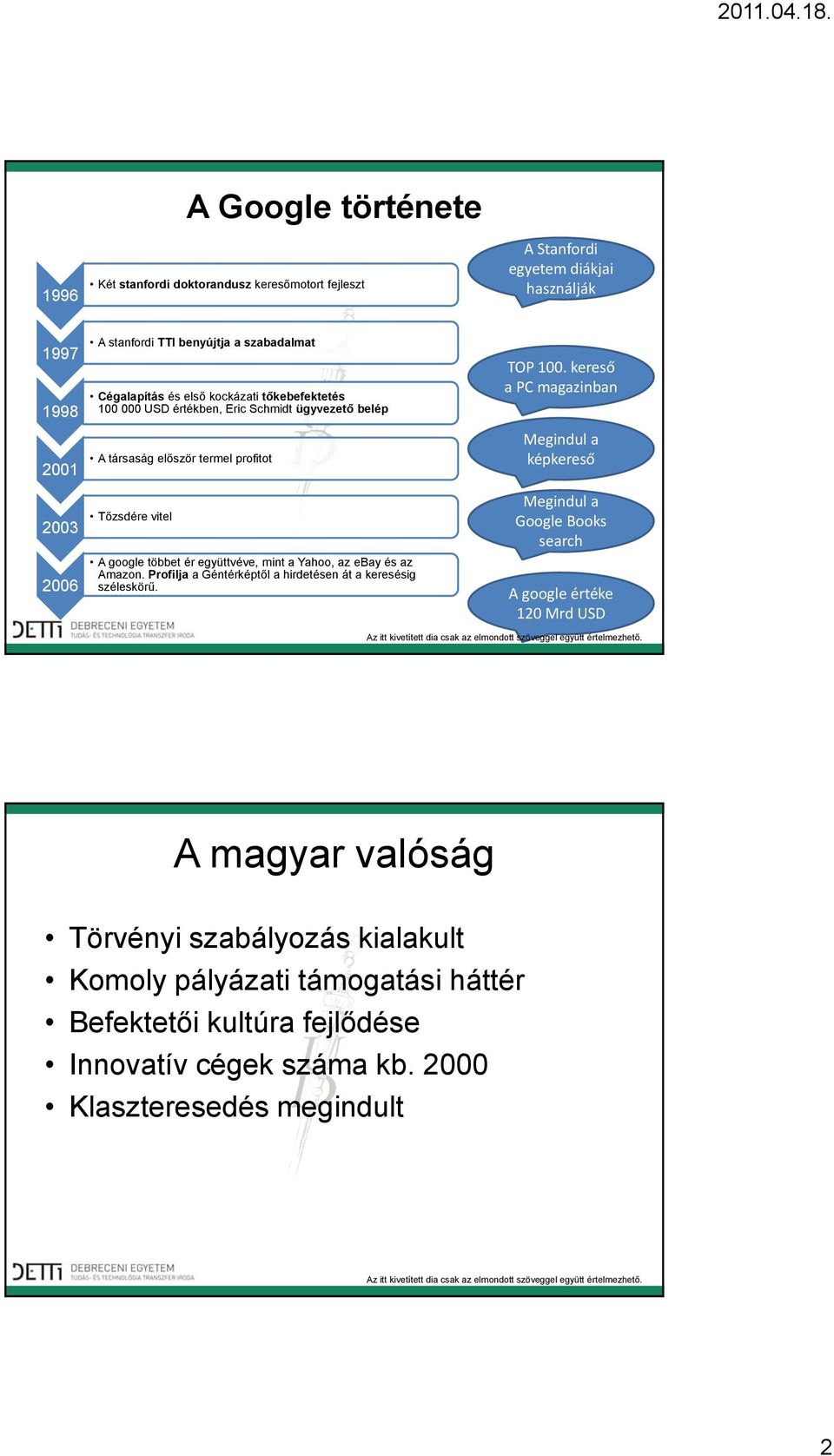 Yahoo, az ebay és az Amazon. Profilja a Géntérképtől a hirdetésen át a keresésig széleskörű. TOP 100.