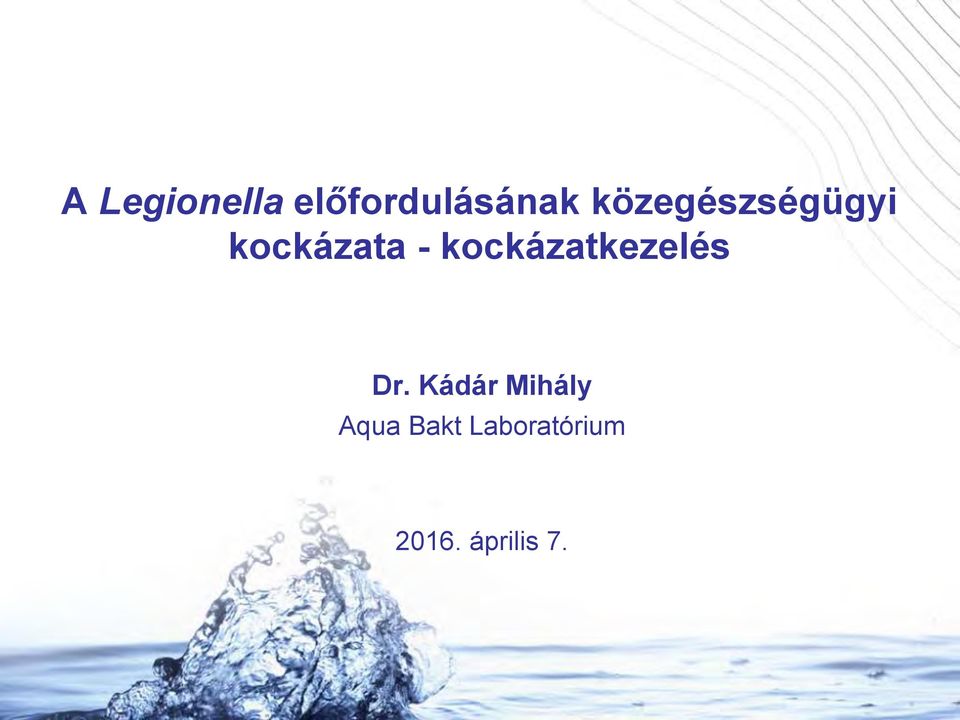 kockázatkezelés Dr.