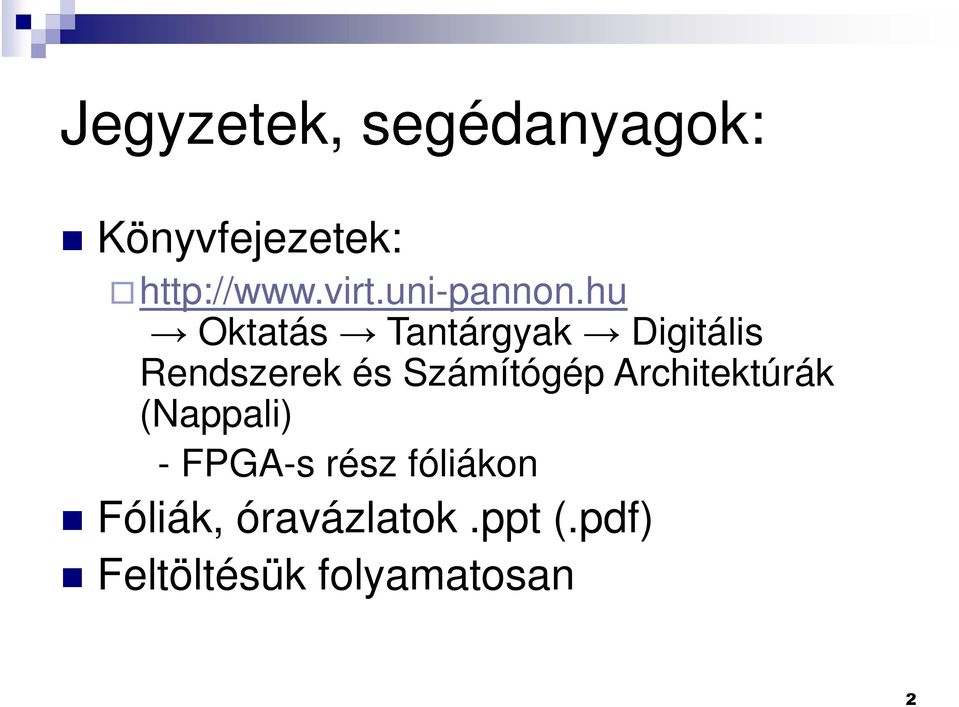 hu Oktatás Tantárgyak Digitális Rendszerek és Számítógép