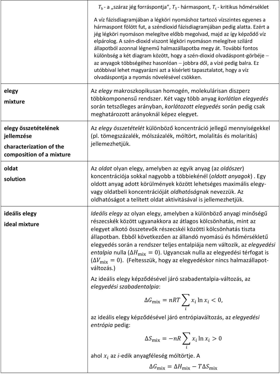 A szén dioxid viszont légköri nyomáson melegítve szilárd állapotból azonnal légnemű halmazállapotba megy át.