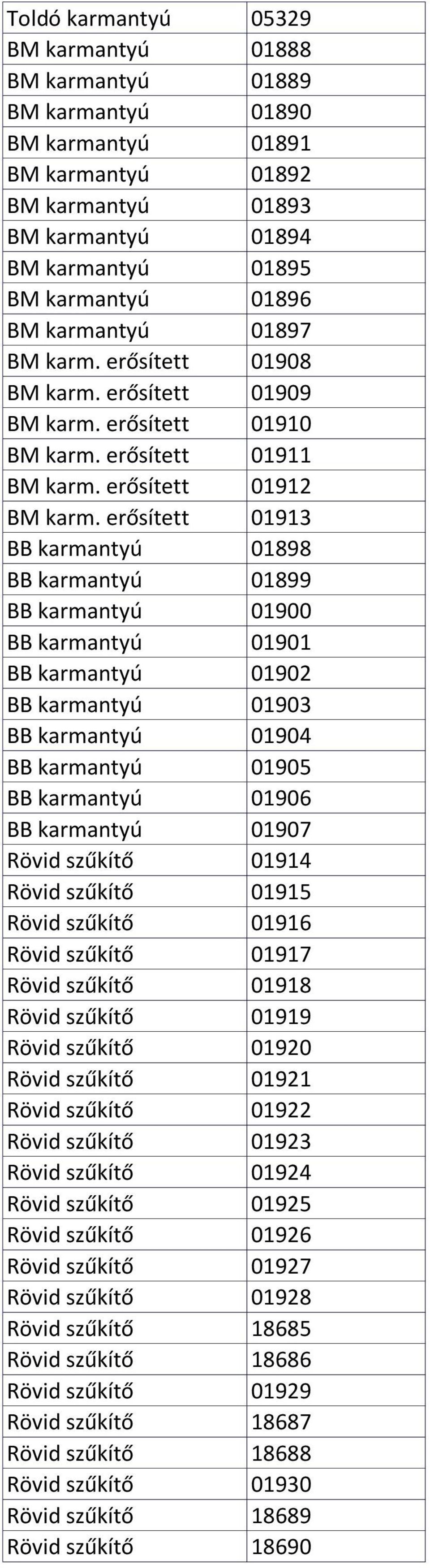 erősített 01913 BB karmantyú 01898 BB karmantyú 01899 BB karmantyú 01900 BB karmantyú 01901 BB karmantyú 01902 BB karmantyú 01903 BB karmantyú 01904 BB karmantyú 01905 BB karmantyú 01906 BB karmantyú