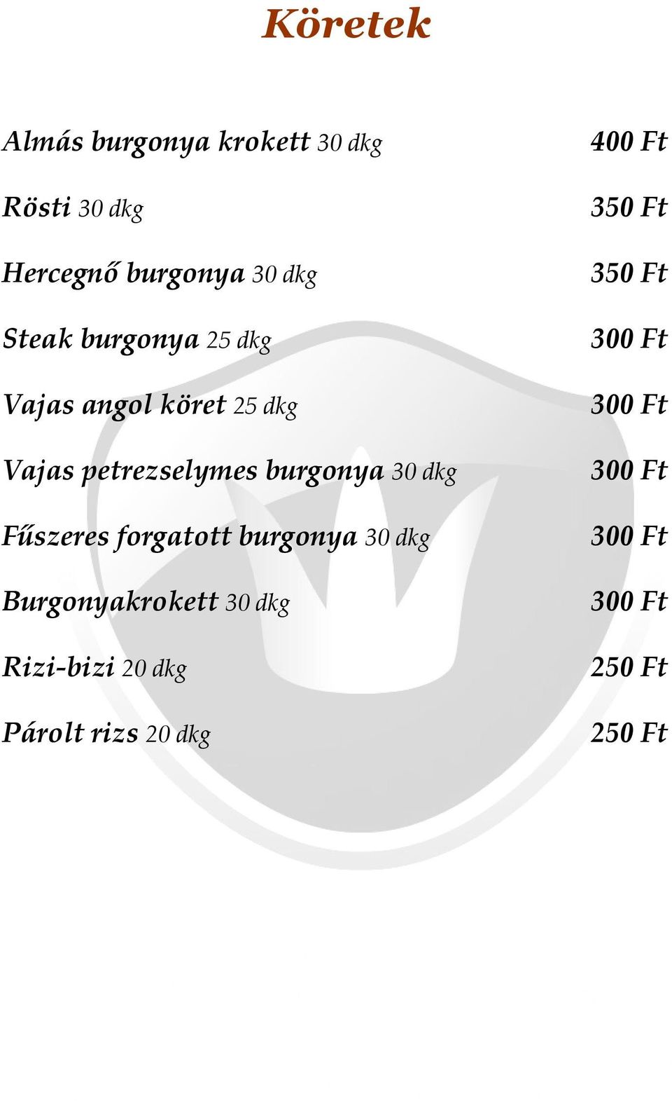 petrezselymes burgonya 30 dkg Fűszeres forgatott burgonya 30 dkg