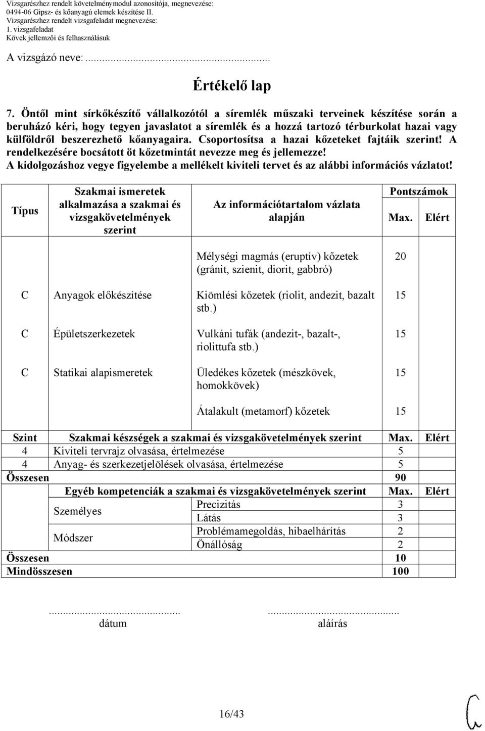 kőanyagaira. soportosítsa a hazai kőzeteket fajtáik szerint! A rendelkezésére bocsátott öt kőzetmintát nevezze meg és jellemezze!