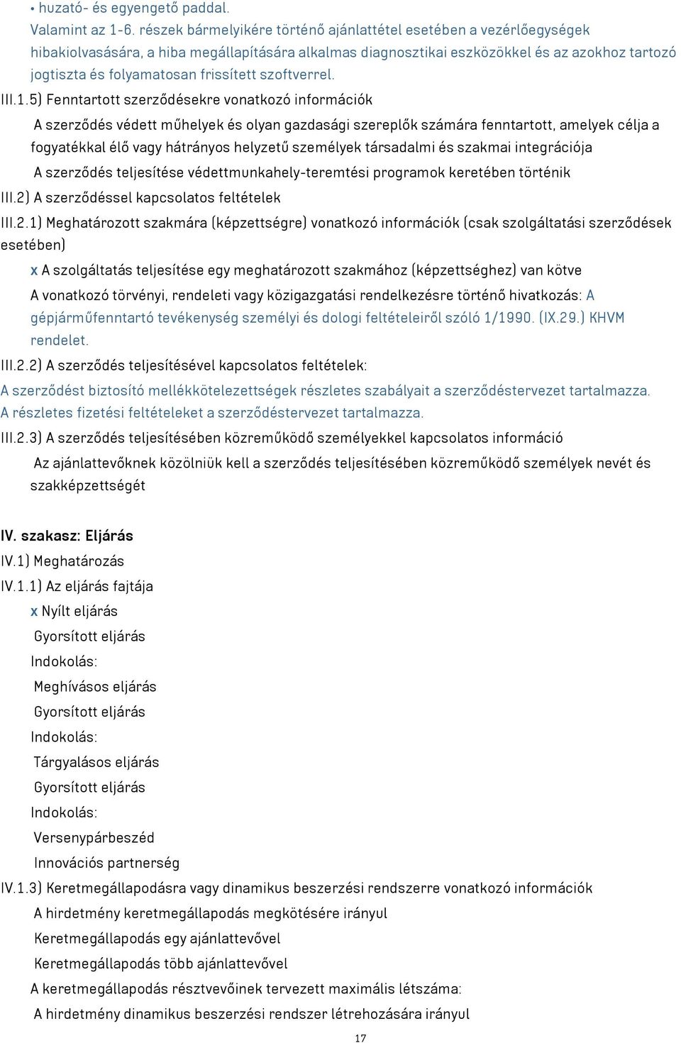 frissített szoftverrel. III.1.