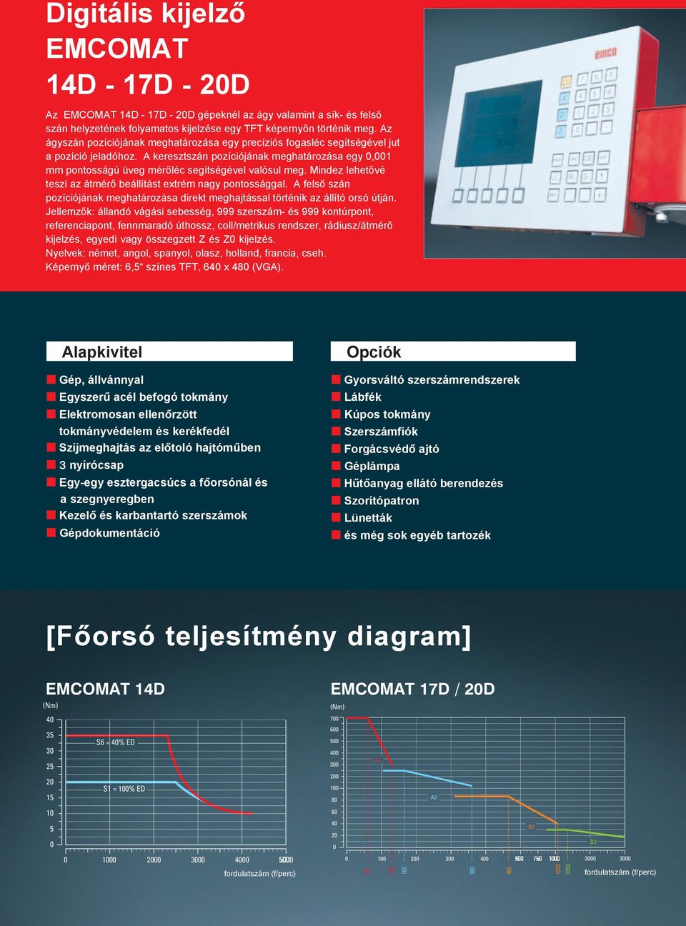 A keresztszán pozíciójának meghatározása egy 0,001 mm pontosságú üveg mérőléc segítségével valósul meg. Mindez lehetővé teszi az átmérő beállítást extrém nagy pontossággal.
