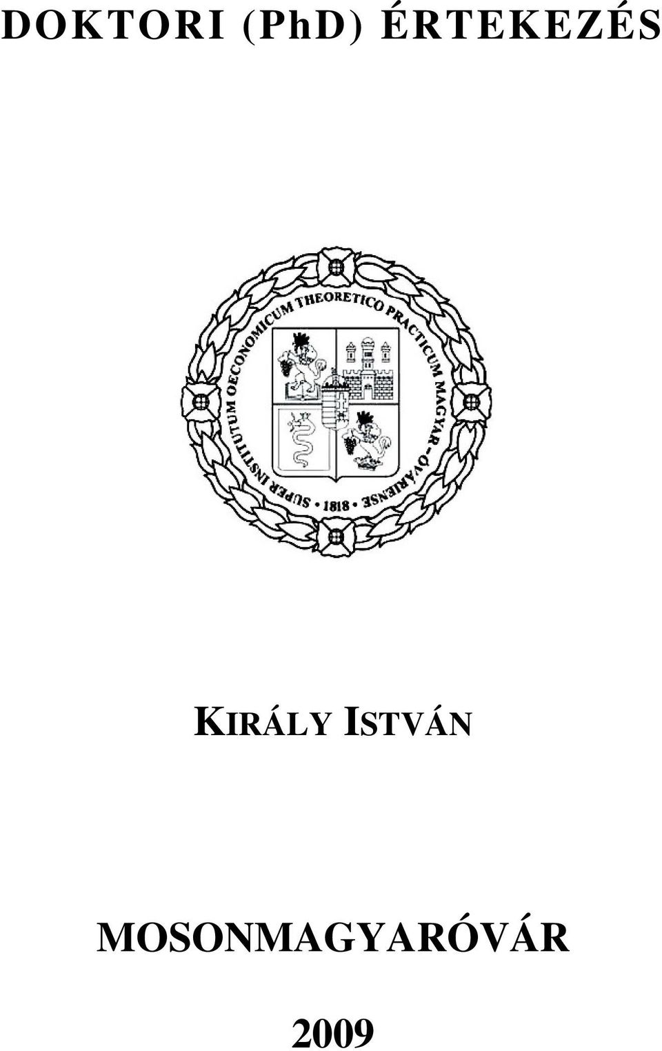 KIRÁLY ISTVÁN