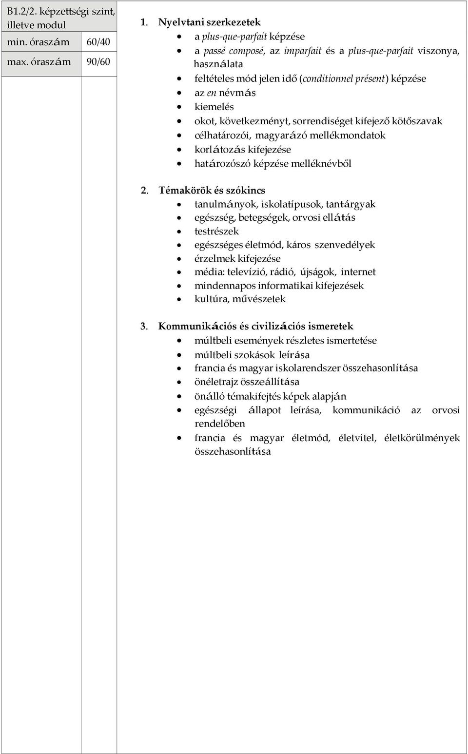 korlátozás kifejezése határozószó képzése melléknévből tanulmányok, iskolatípusok, tantárgyak egészség, betegségek, orvosi ellátás testrészek egészséges életmód, káros szenvedélyek érzelmek