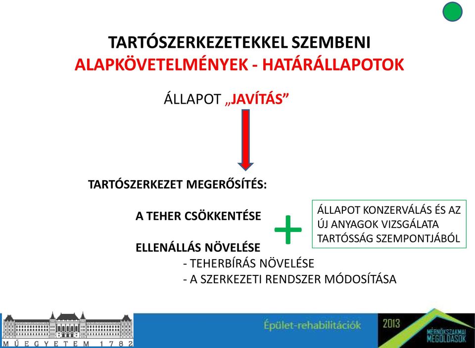 AZ A TEHER CSÖKKENTÉSE ÚJ ANYAGOK VIZSGÁLATA TARTÓSSÁG SZEMPONTJÁBÓL