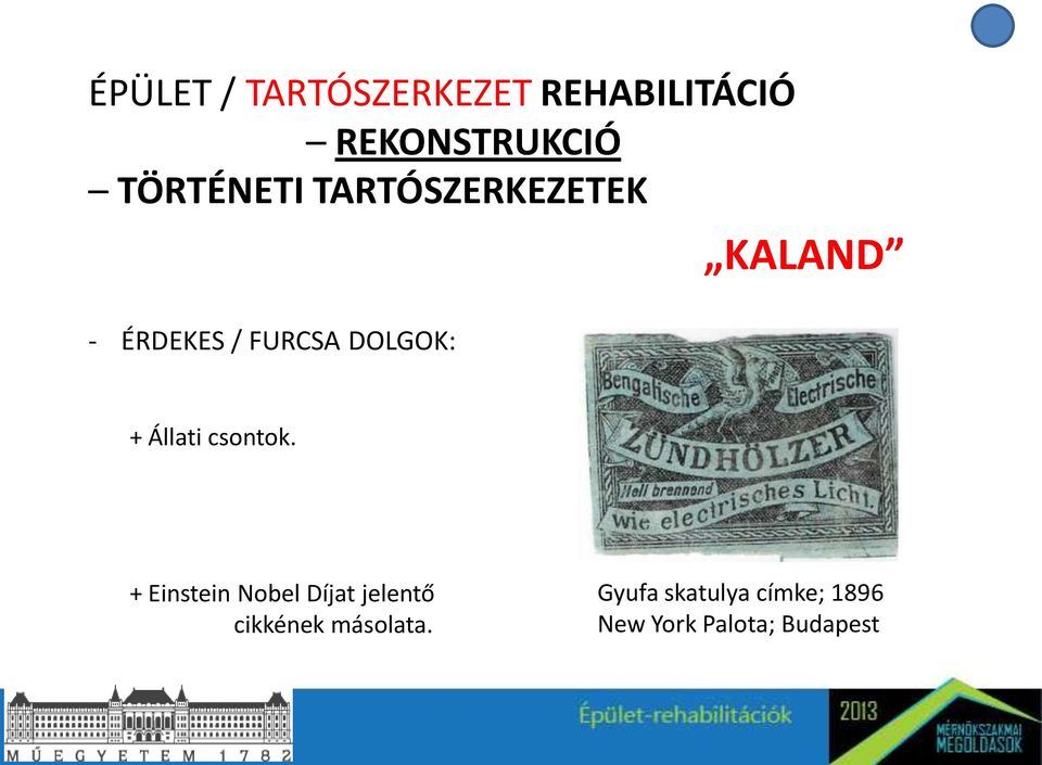 DOLGOK: + Állati csontok.