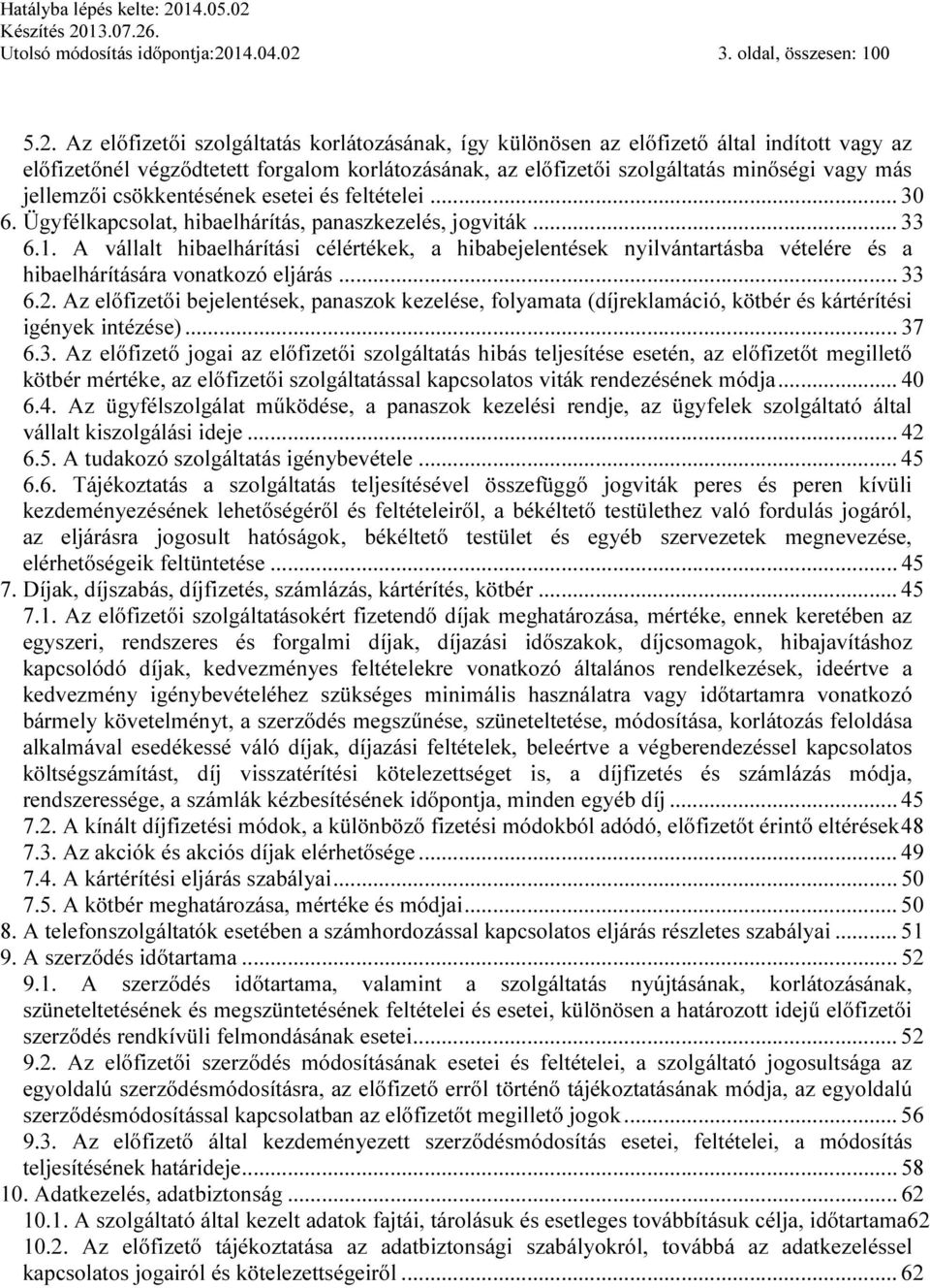 3. oldal, összesen: 100 5.2.