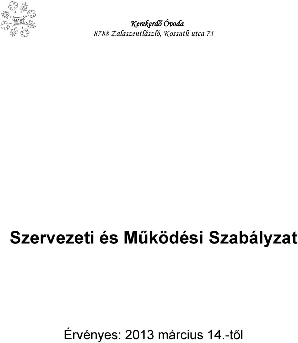 Szabályzat