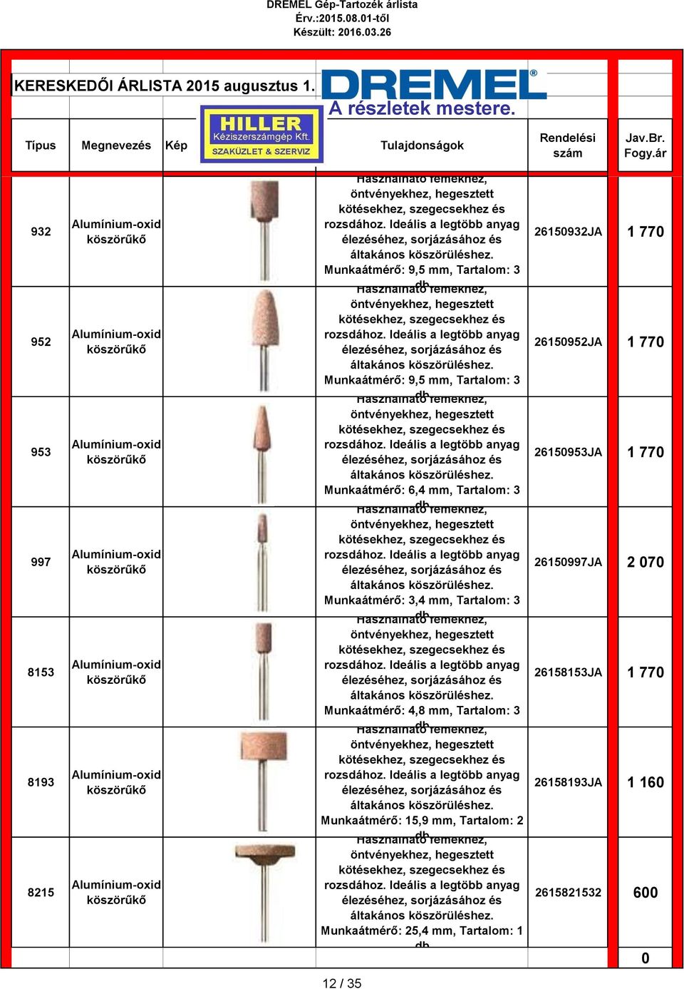 köszörűkő Használható fémekhez, öntvényekhez, hegesztett kötésekhez, szegecsekhez és rozsdához. Ideális a legtöbb anyag élezéséhez, sorjázásához és áltakános köszörüléshez.