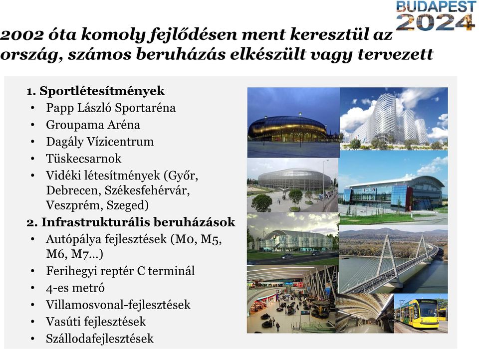 (Győr, Debrecen, Székesfehérvár, Veszprém, Szeged) 2.