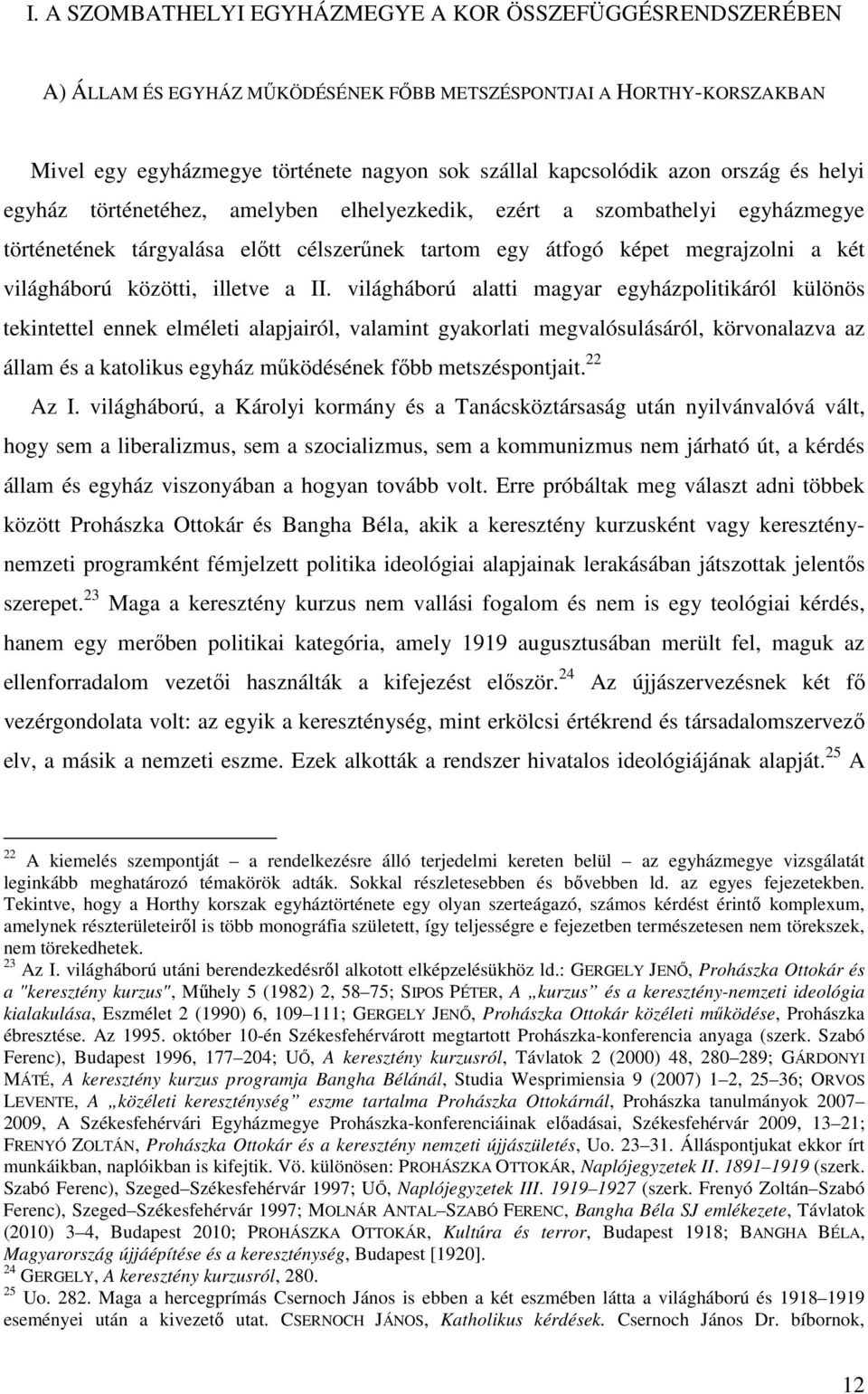 illetve a II.