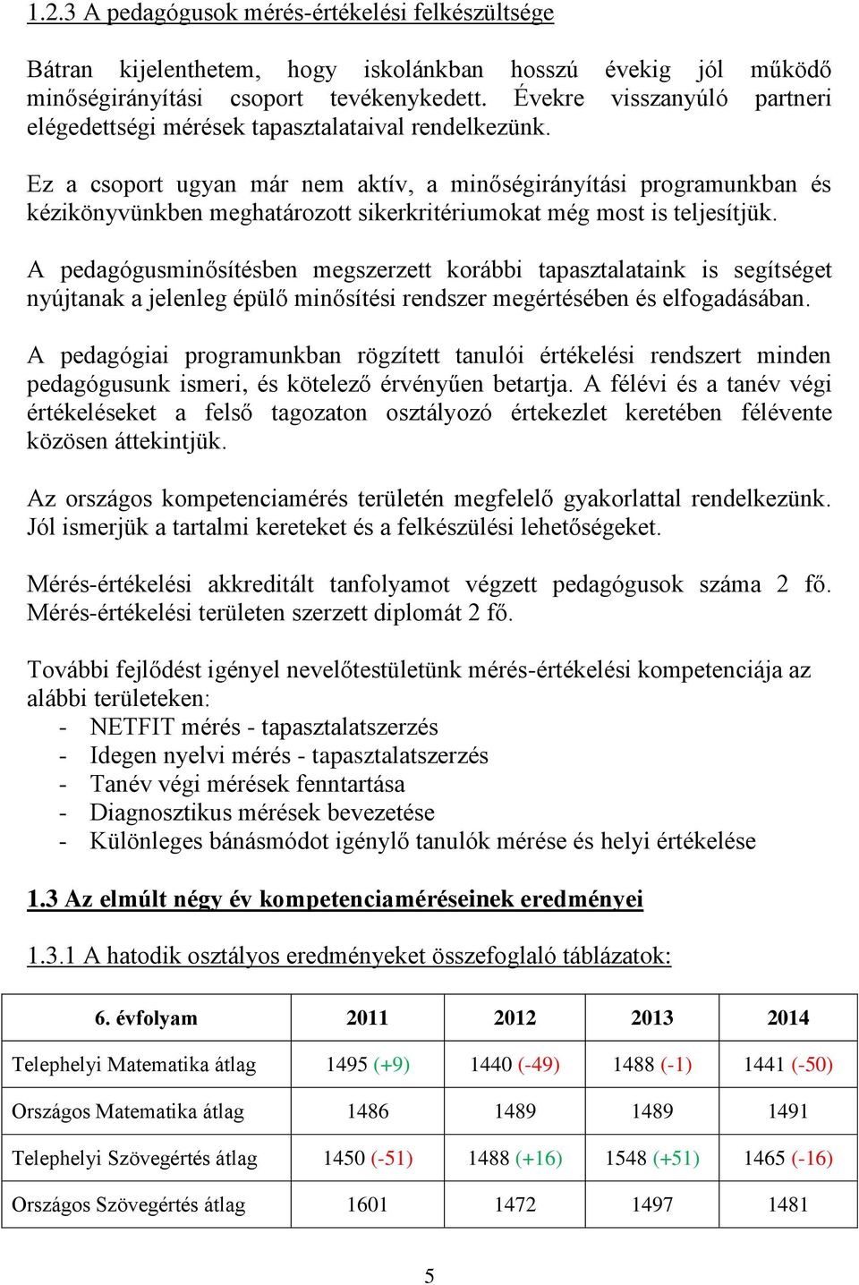 Ez a csoport ugyan már nem aktív, a minőségirányítási programunkban és kézikönyvünkben meghatározott sikerkritériumokat még most is teljesítjük.