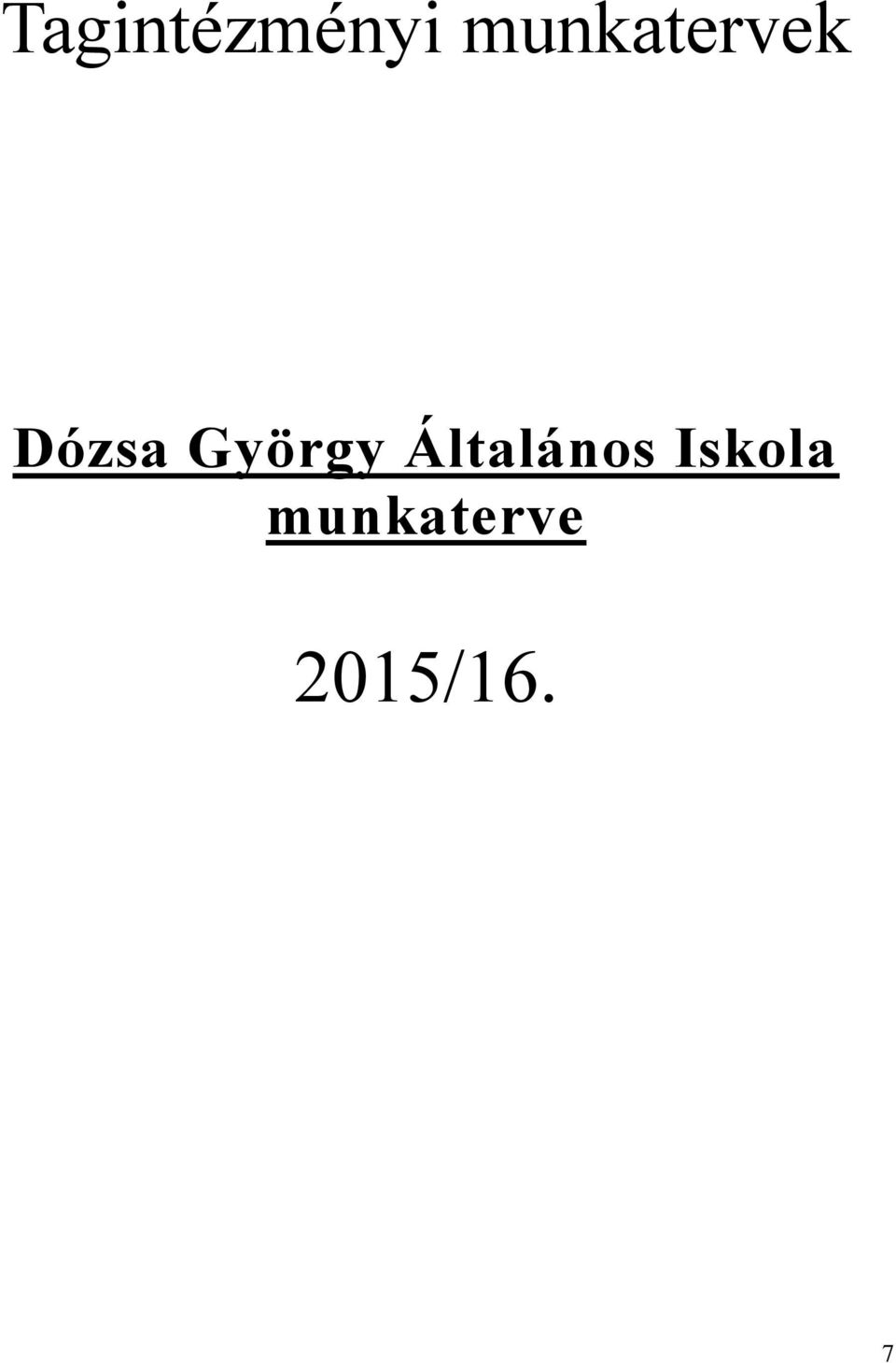 György Általános