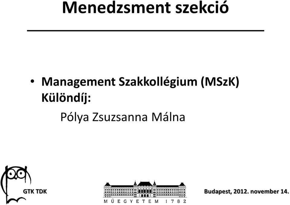 Szakkollégium (MSzK)