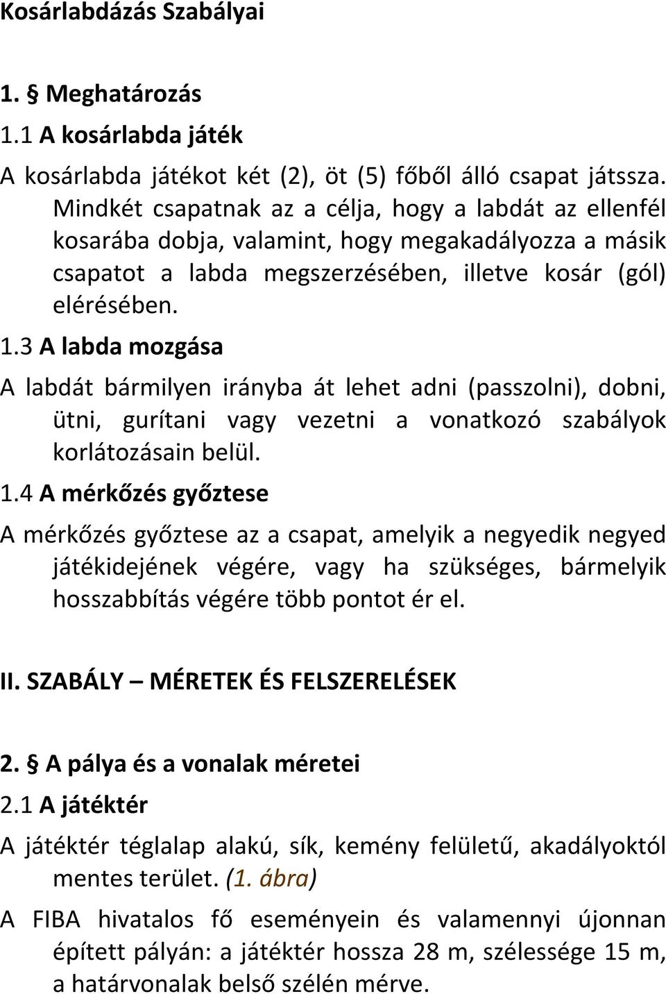 Kosárlabdázás Szabályai - PDF Free Download