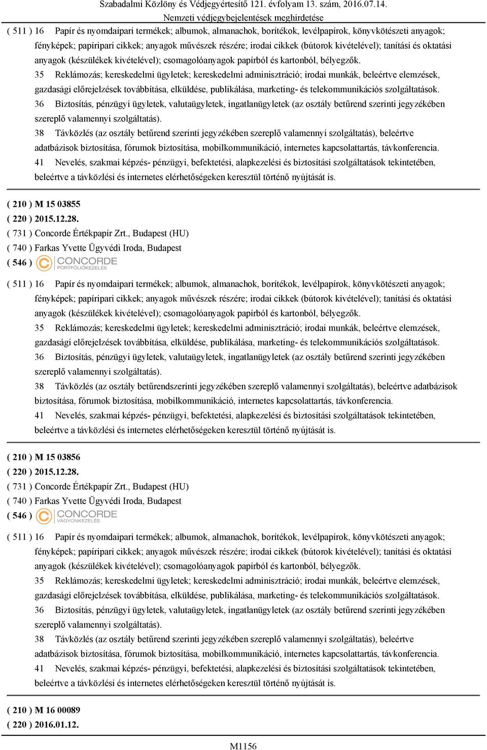 35 Reklámozás; kereskedelmi ügyletek; kereskedelmi adminisztráció; irodai munkák, beleértve elemzések, gazdasági előrejelzések továbbítása, elküldése, publikálása, marketing- és telekommunikációs