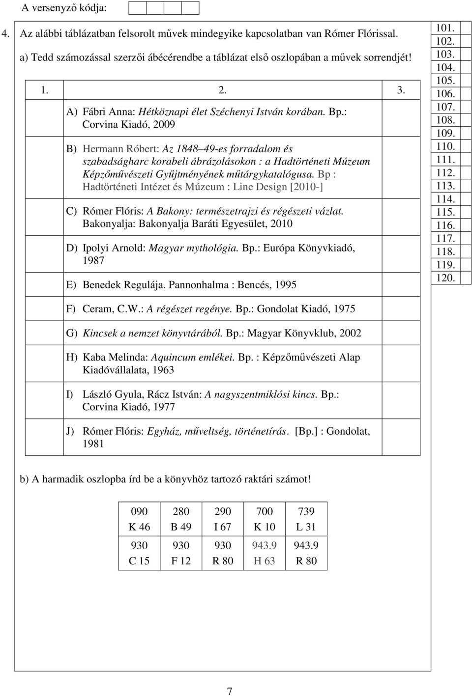 : Corvina Kiadó, 2009 B) Hermann Róbert: Az 1848 49-es forradalom és szabadságharc korabeli ábrázolásokon : a Hadtörténeti Múzeum Képzőművészeti Gyűjtményének műtárgykatalógusa.