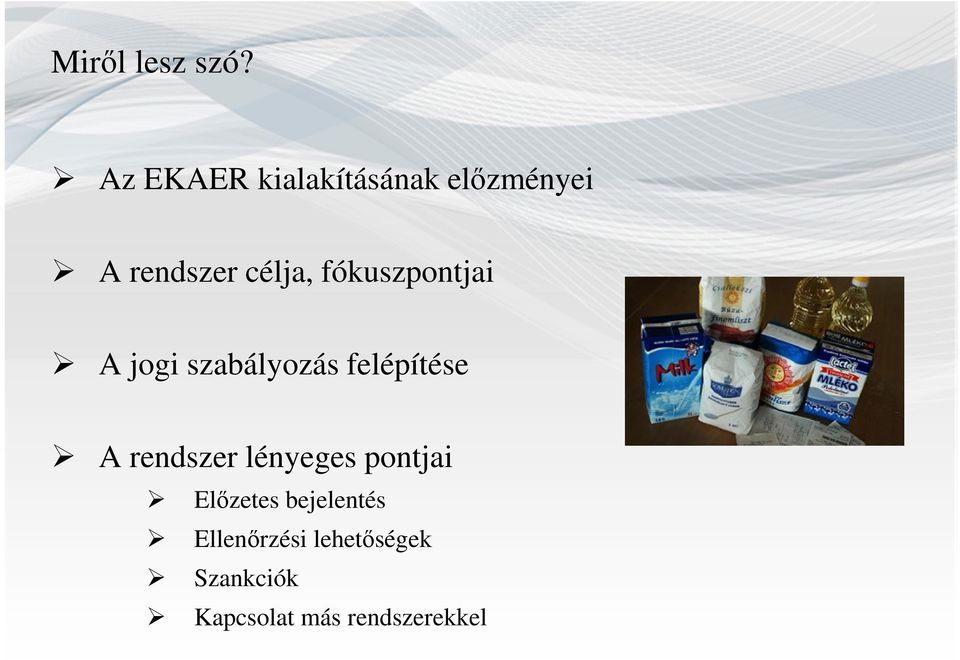 fókuszpontjai A jogi szabályozás felépítése A rendszer