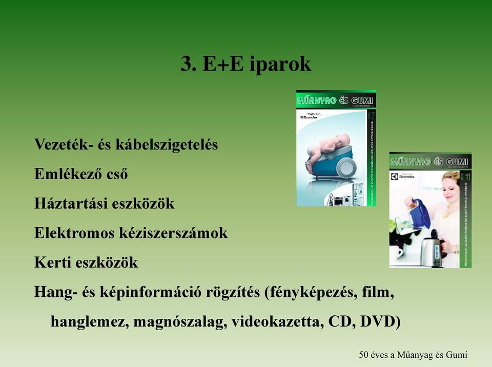 Kerti eszközök Hang- és képinformáció rögzítés