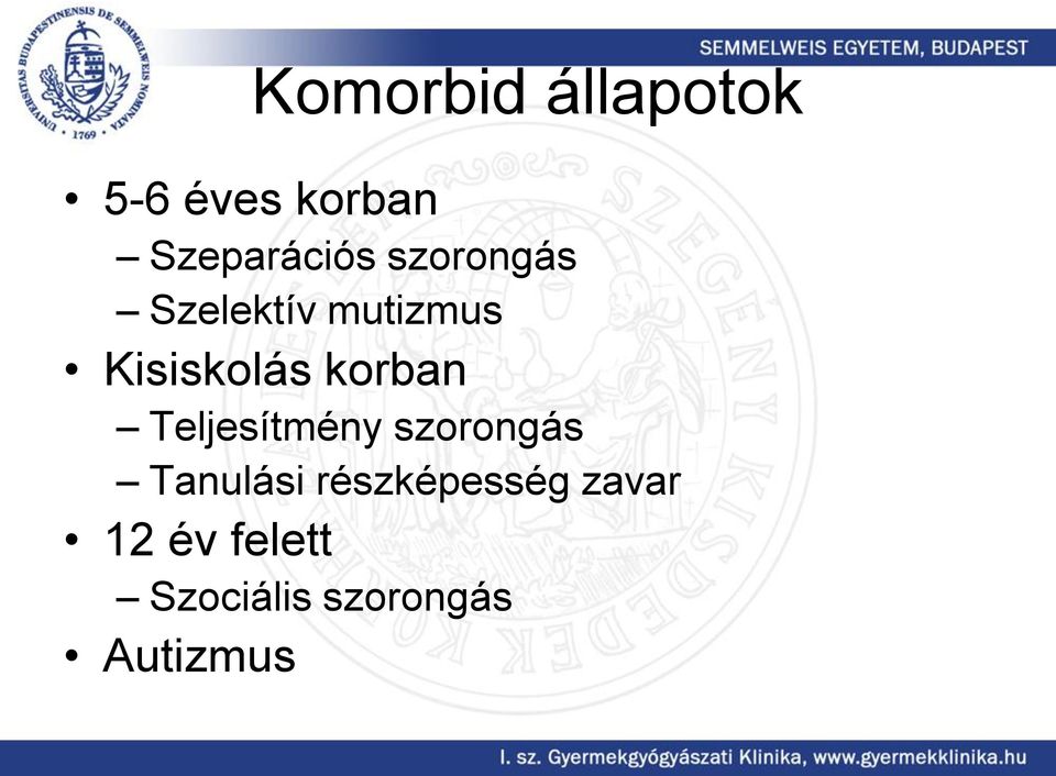 Teljesítmény szorongás Tanulási részképesség
