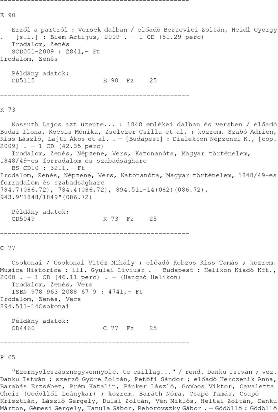1 CD (42.