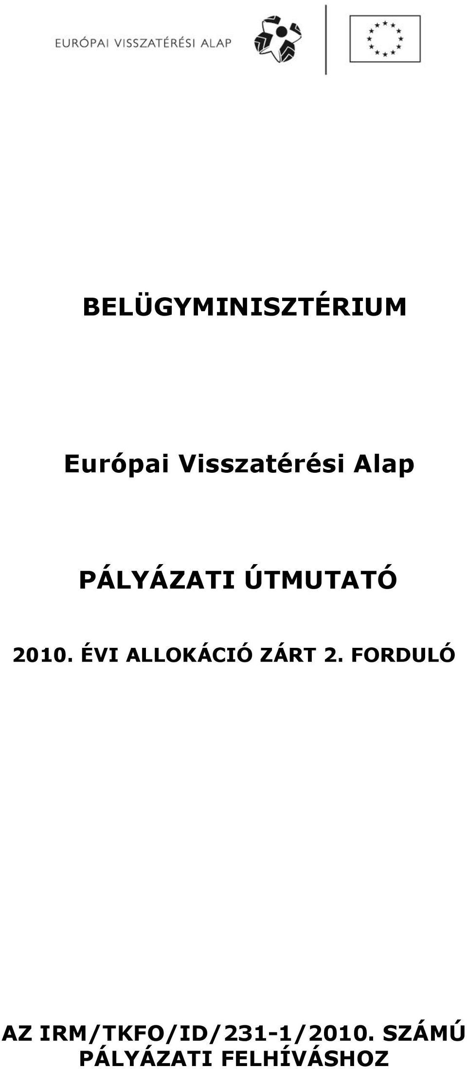 2010. ÉVI ALLOKÁCIÓ ZÁRT 2.