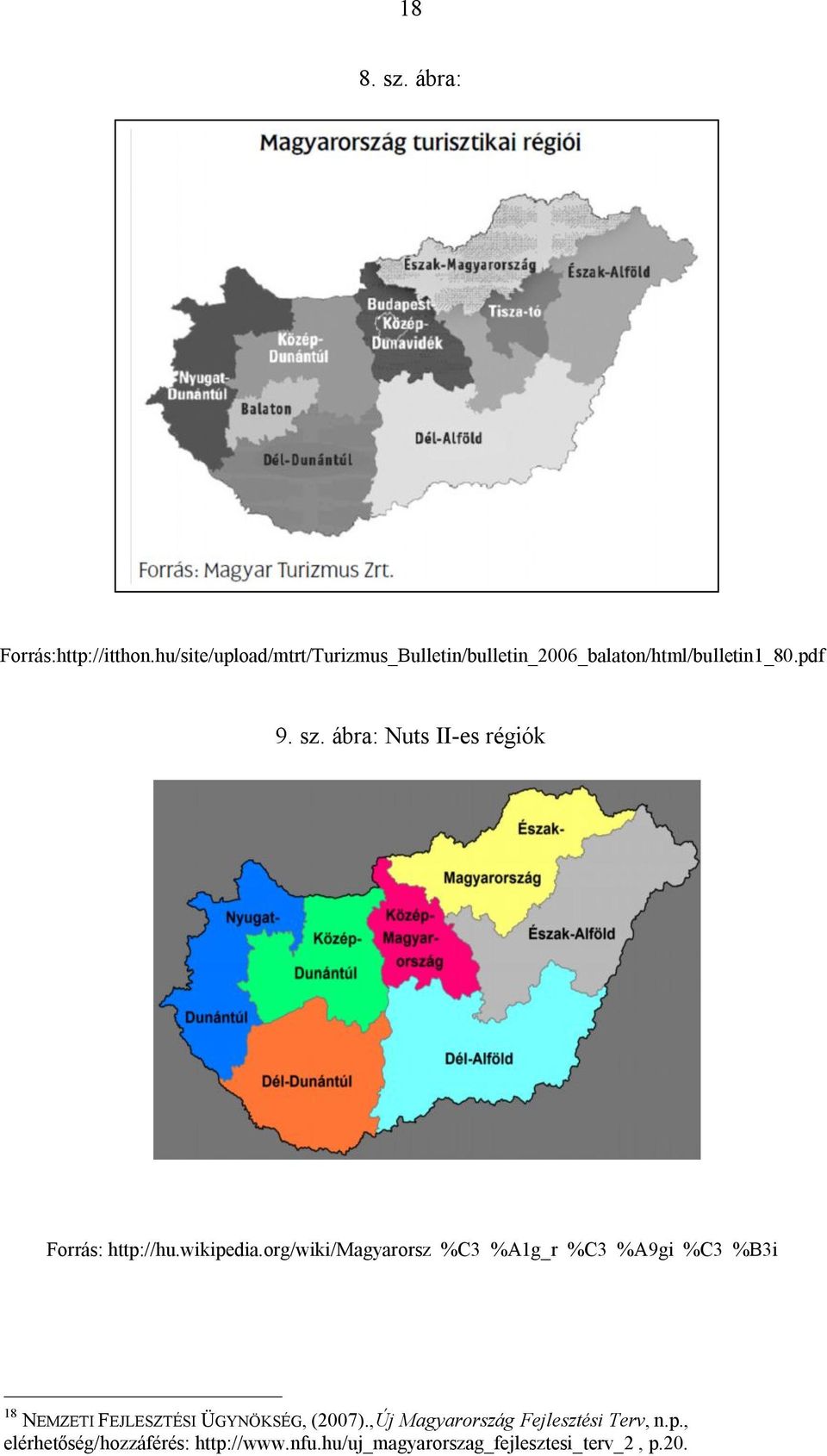 ábra: Nuts II-es régiók Forrás: http://hu.wikipedia.