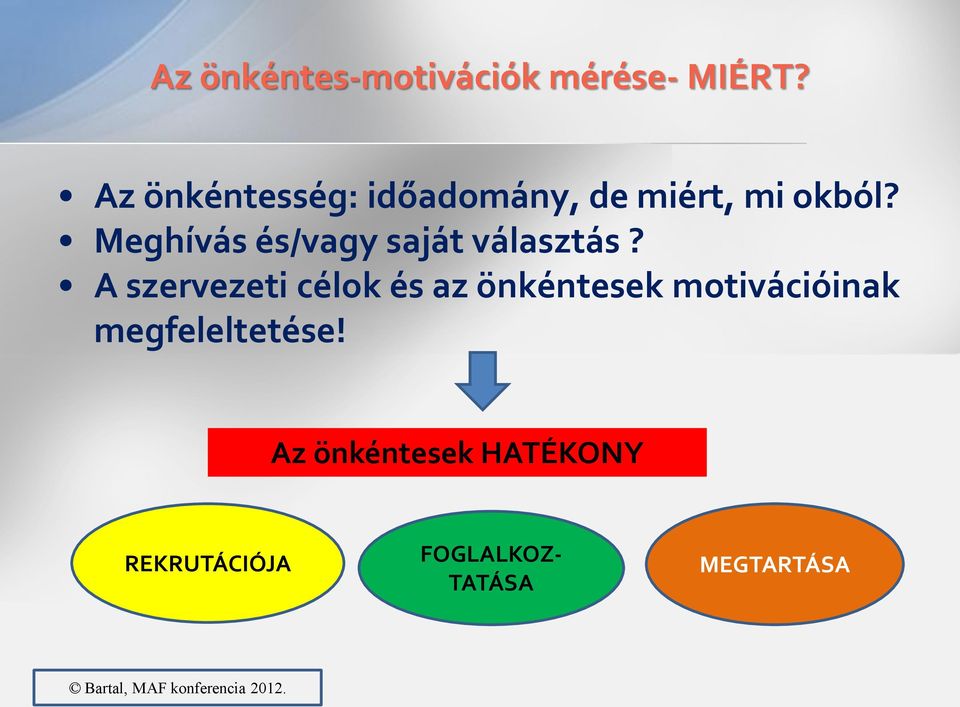 Meghívás és/vagy saját választás?