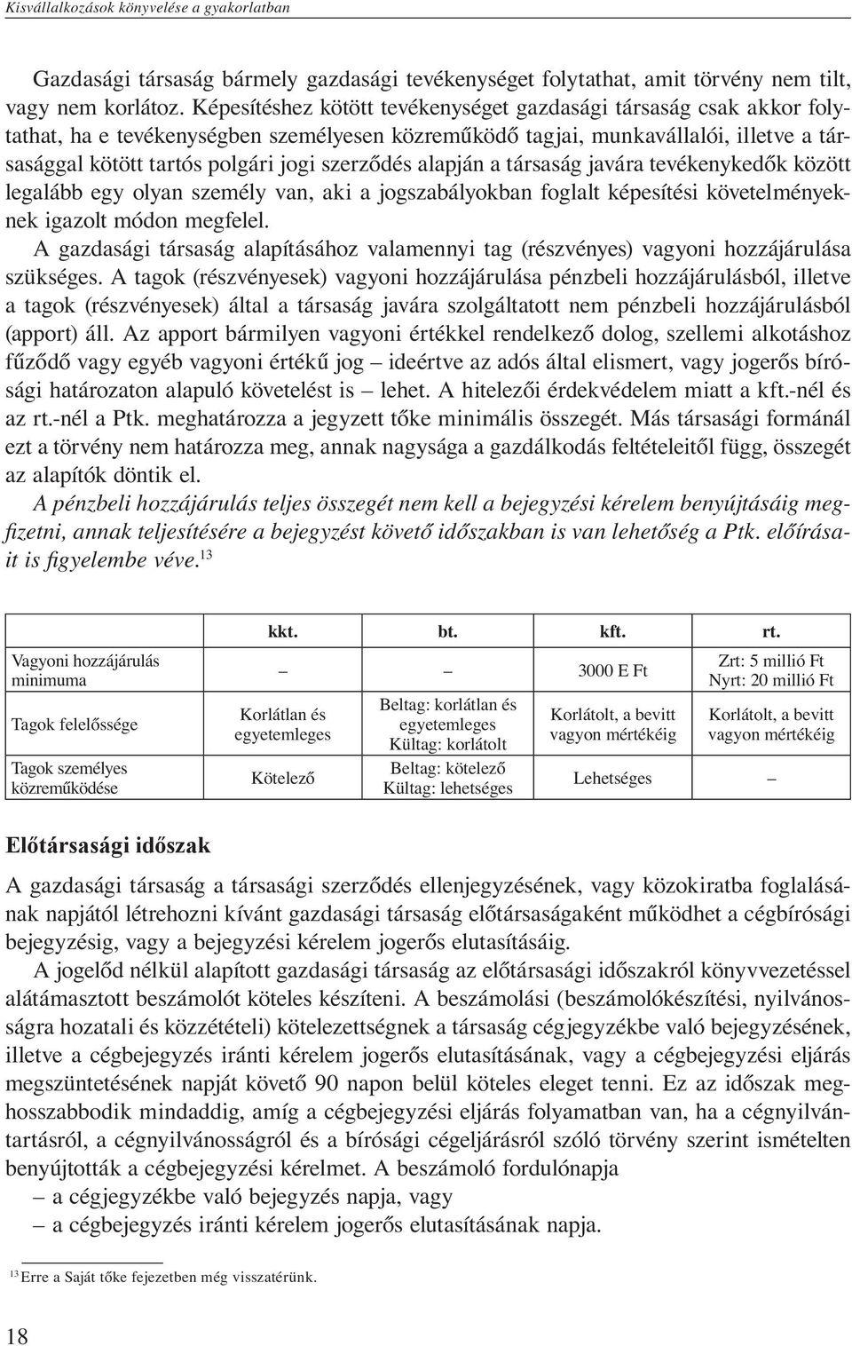 szerződés alapján a társaság javára tevékenykedők között legalább egy olyan személy van, aki a jogszabályokban foglalt képesítési követelményeknek igazolt módon megfelel.