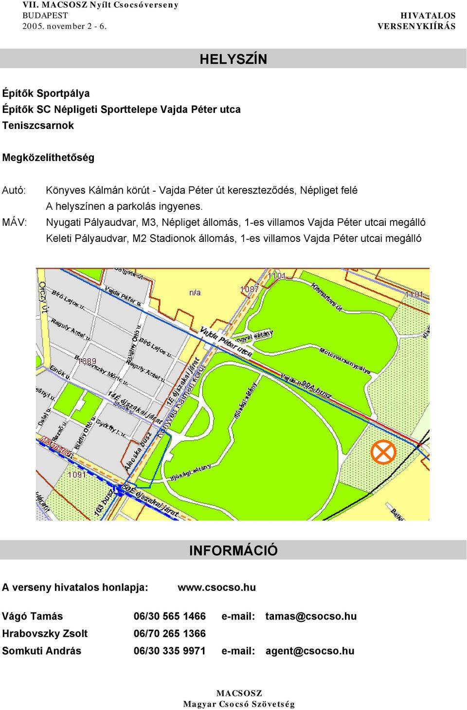 Nyugati Pályaudvar, M3, Népliget állomás, 1-es villamos Vajda Péter utcai megálló Keleti Pályaudvar, M2 Stadionok állomás, 1-es villamos Vajda Péter