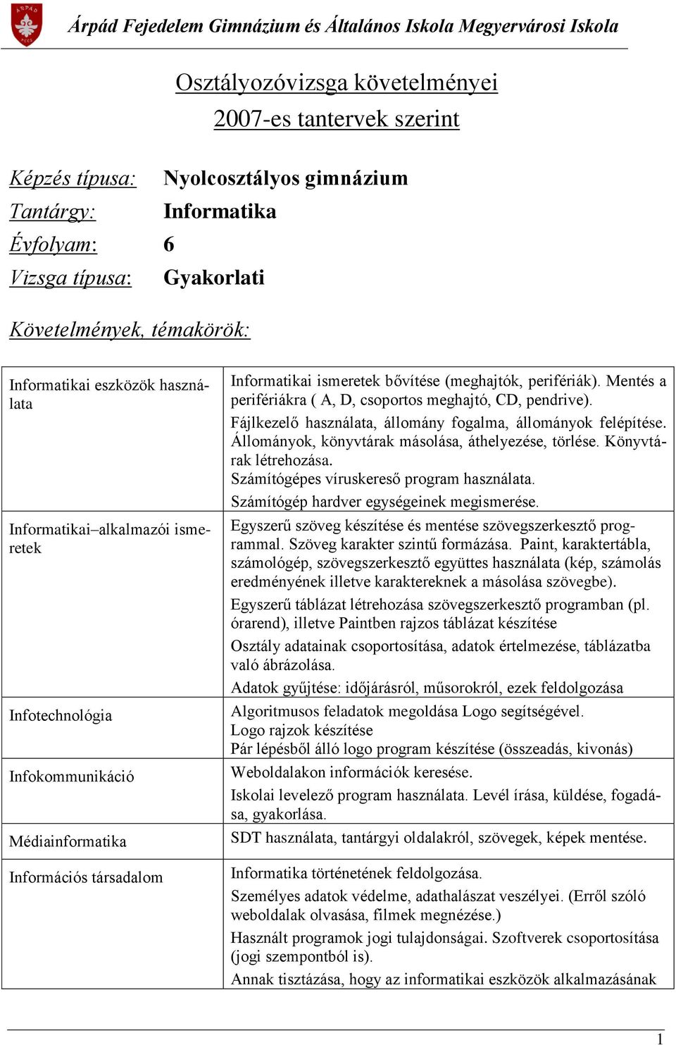 Mentés a perifériákra ( A, D, csoportos meghajtó, CD, pendrive). Fájlkezelő használata, állomány fogalma, állományok felépítése. Állományok, könyvtárak másolása, áthelyezése, törlése.