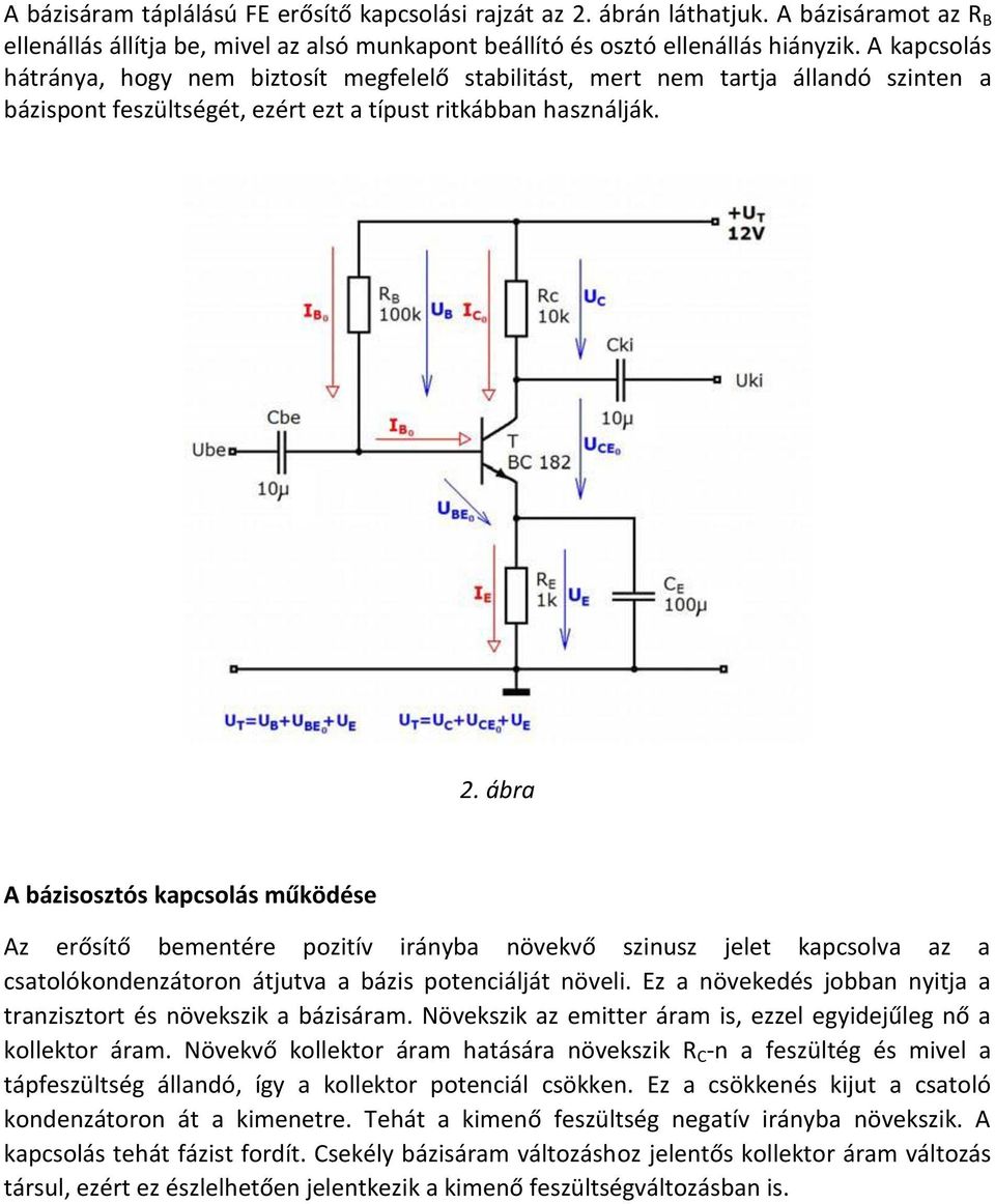 TRANZISZTOROS ERŐSÍTŐ ALAPKAPCSOLÁSOK MÉRÉSE - PDF Free Download