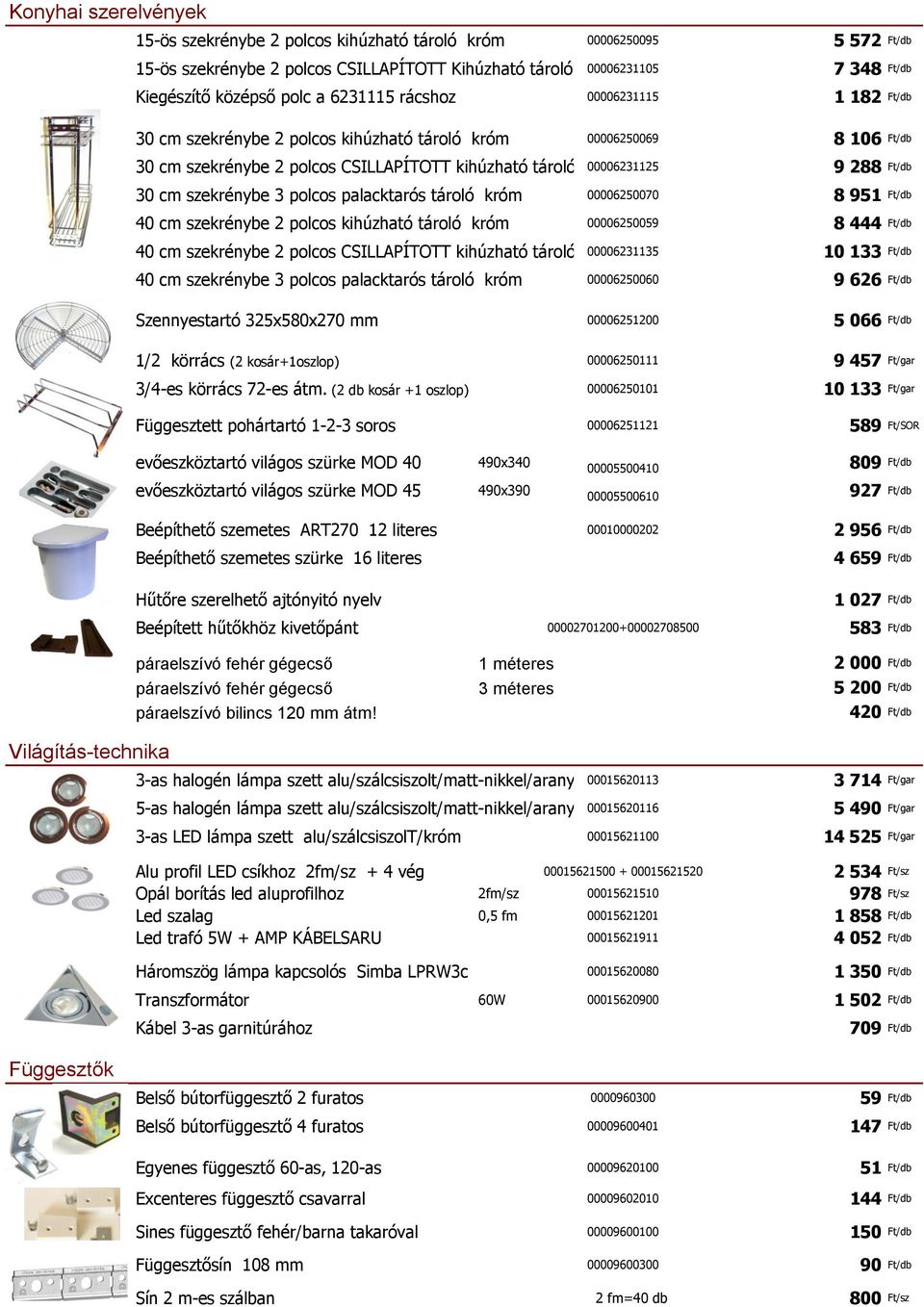 Á R L I S T A. NATÚR forgácslap 18-as 285x207 tábla II.o - PDF Ingyenes  letöltés